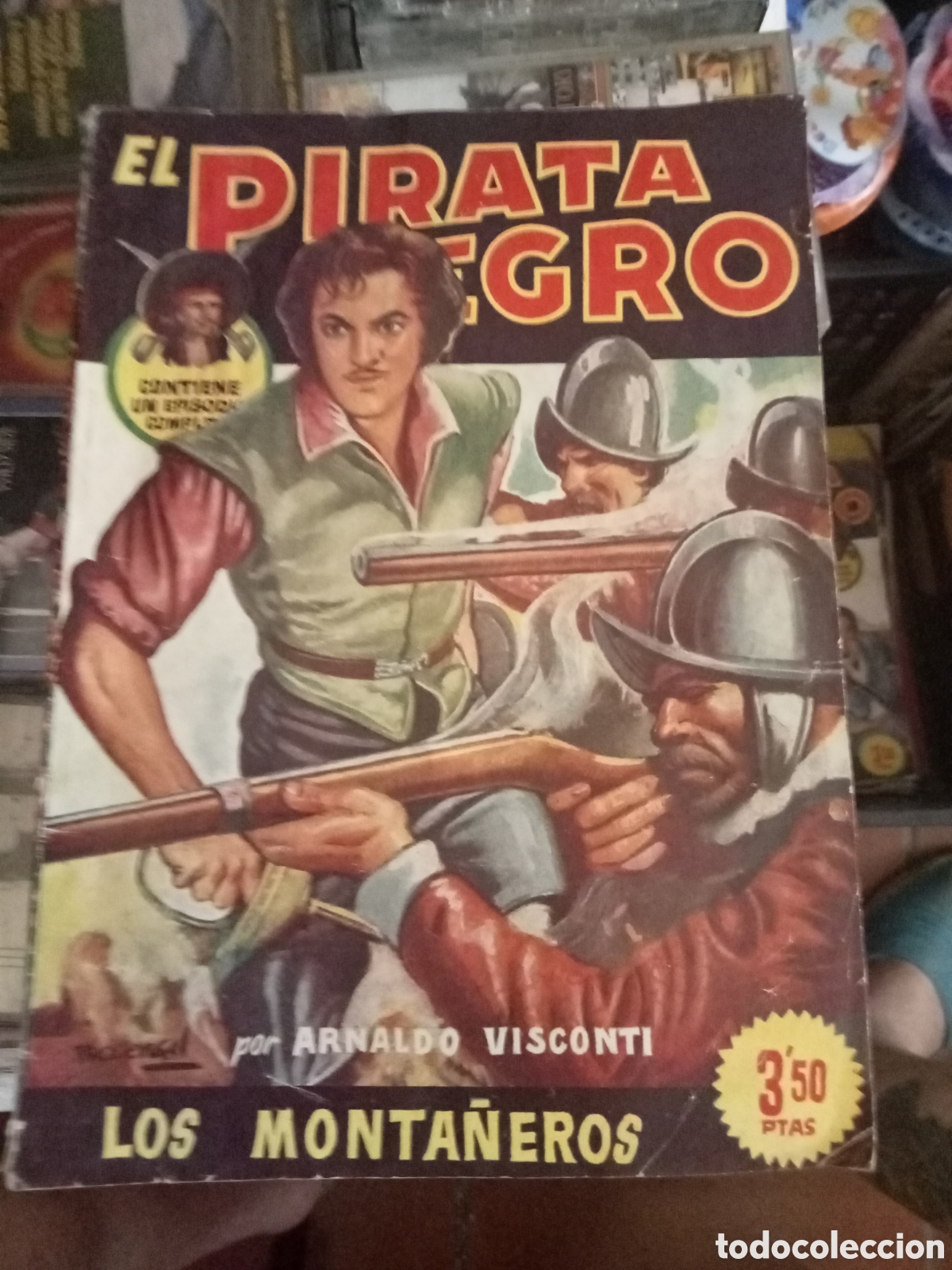 Tebeos: EL PIRATA NEGRO 82 los monta&ntilde;eros Bruguera