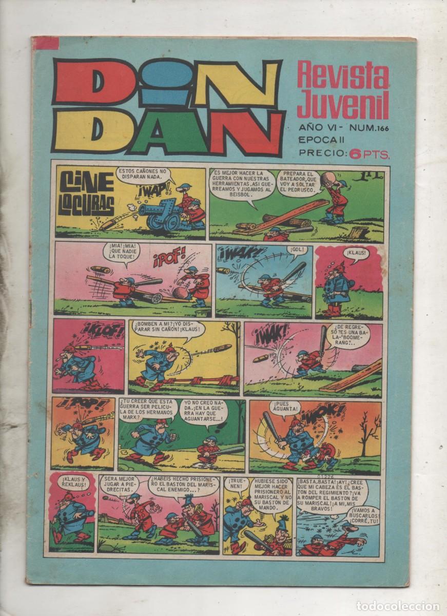 Tebeos: DIN DAN N&ordm; 166 . BRUGUERA