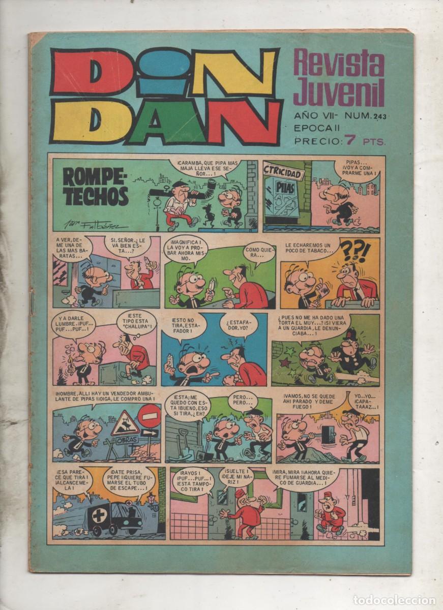 Tebeos: DIN DAN N&ordm; 243 . BRUGUERA