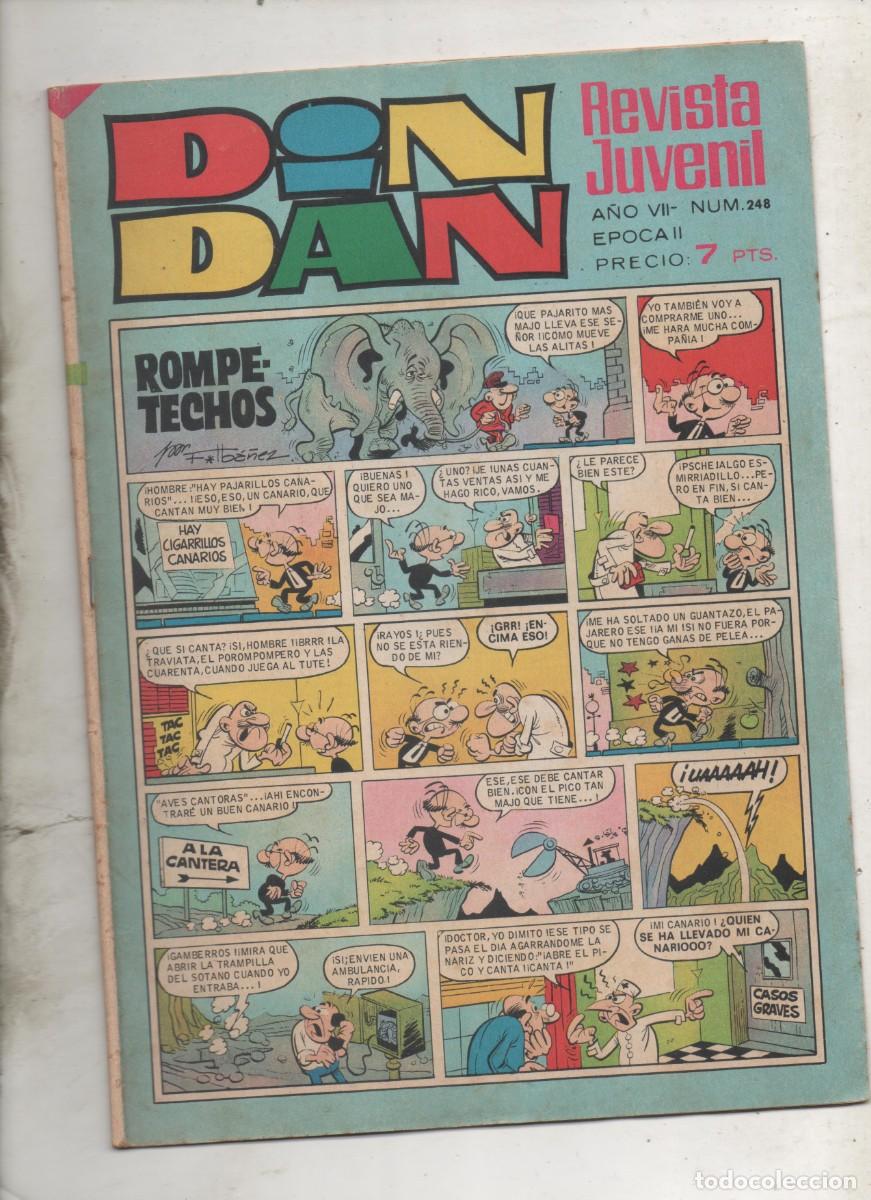 Tebeos: DIN DAN N&ordm; 248 . BRUGUERA