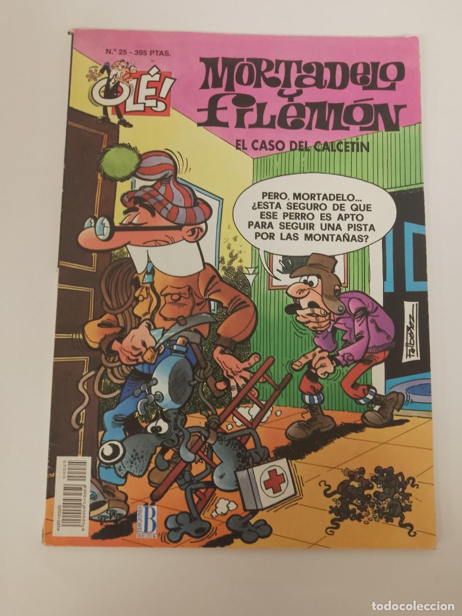 Tebeos: Mortadelo y Filemon El Caso del Calcetin Ole Numero 25 Segunda Edicion 1998 Ediciones B Grupo Zeta