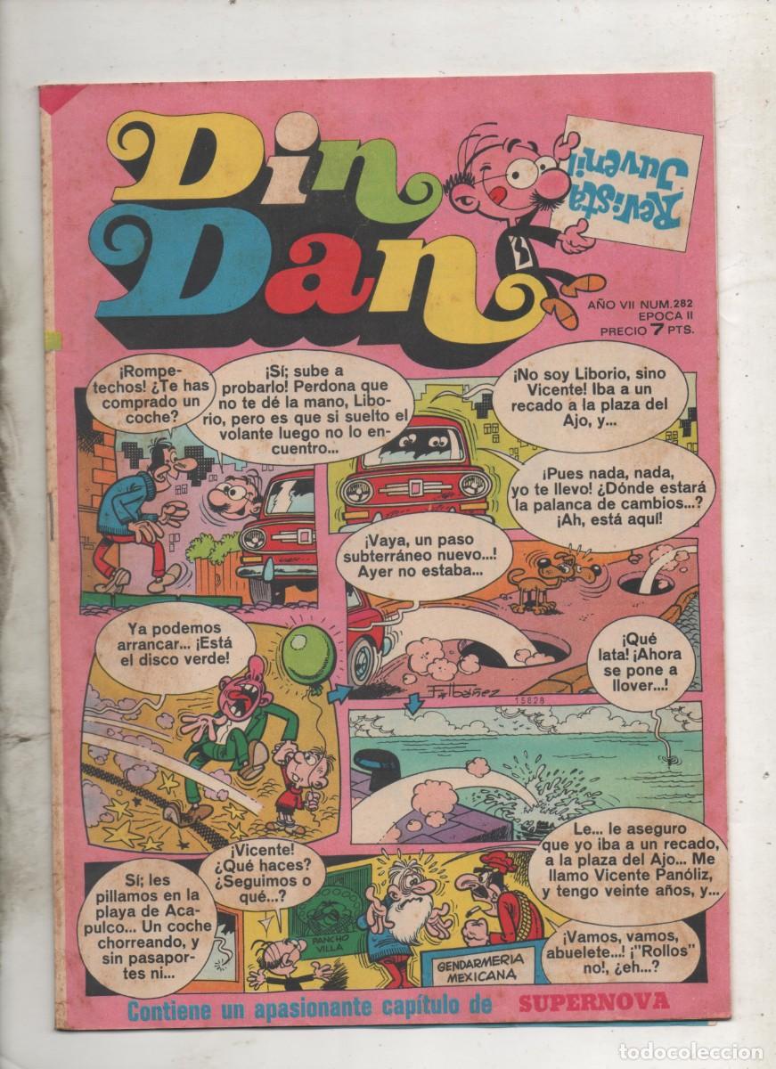 Tebeos: DIN DAN N&ordm; 282 . BRUGUERA