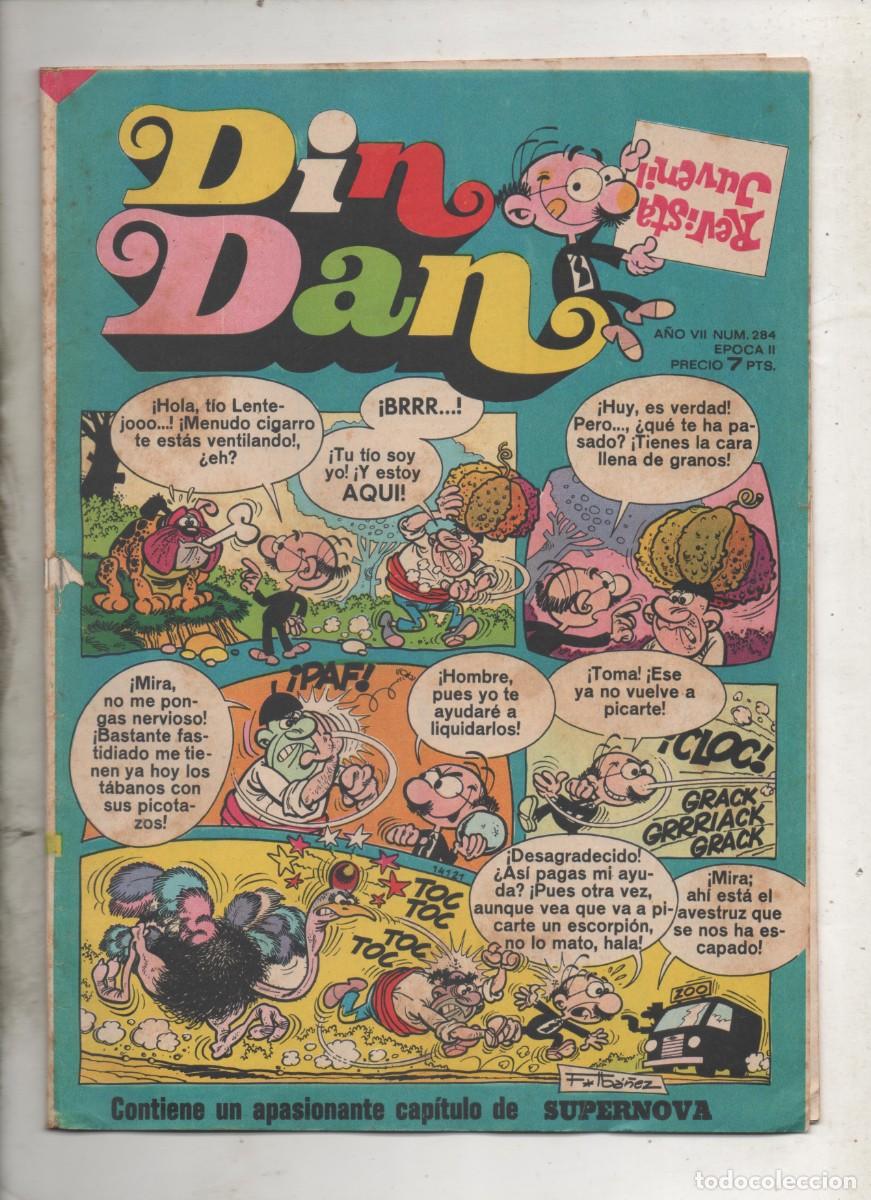 Tebeos: DIN DAN N&ordm; 284 . BRUGUERA