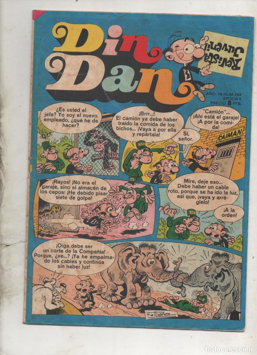 Comics: DIN DAN N&ordm; 288 . BRUGUERA