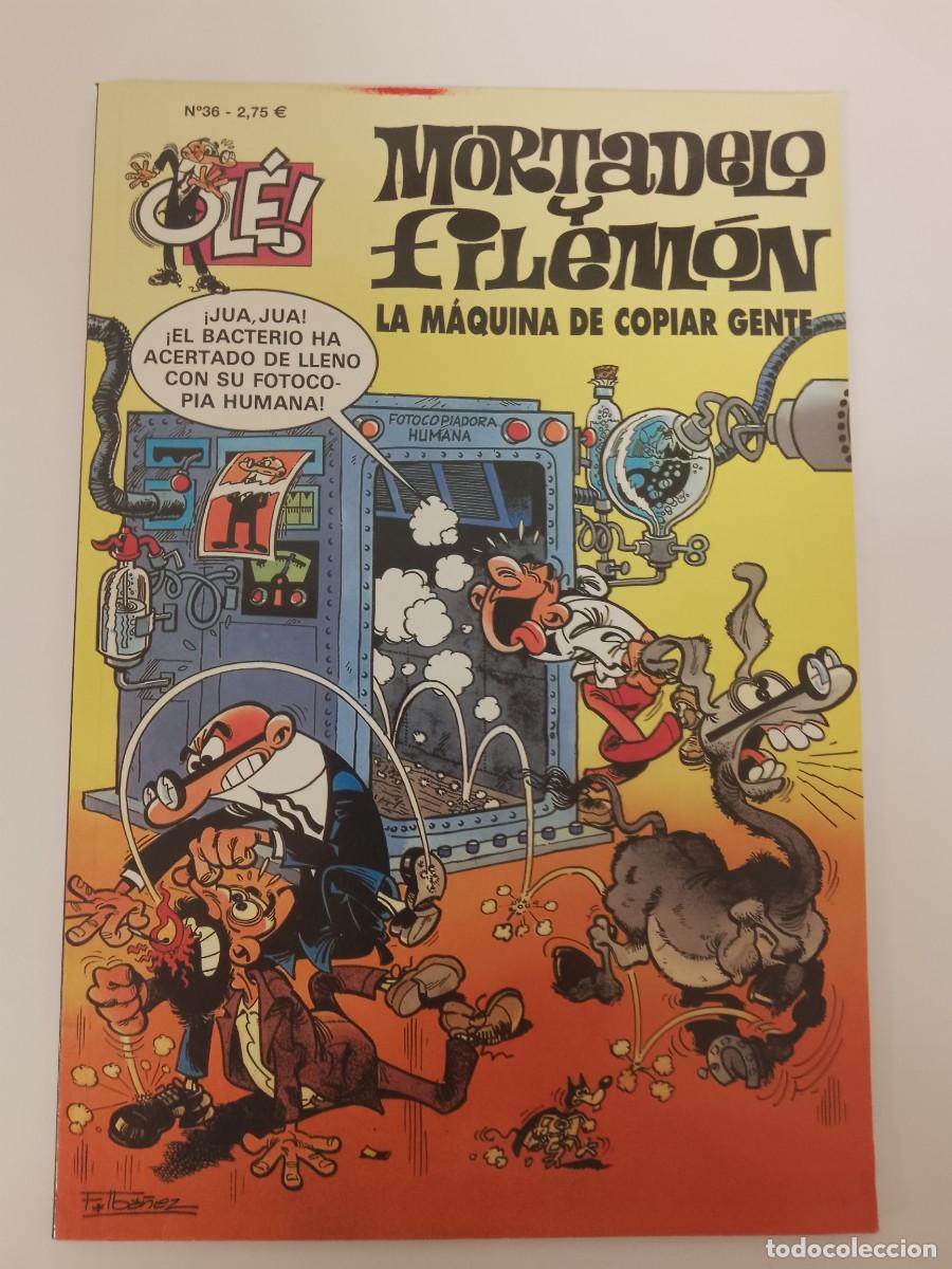 Tebeos: Mortadelo y Filemon La Maquina de Copiar Gente Ole Numero 36 Cuarta Edicion 2002