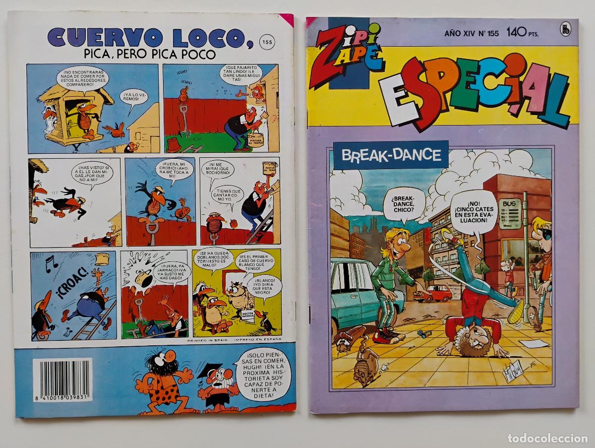 Tebeos: Zipi y Zape Especial - Lote 8 ejemplares (del 155 al 162) Nuevos sin circular - Bruguera 1985-86