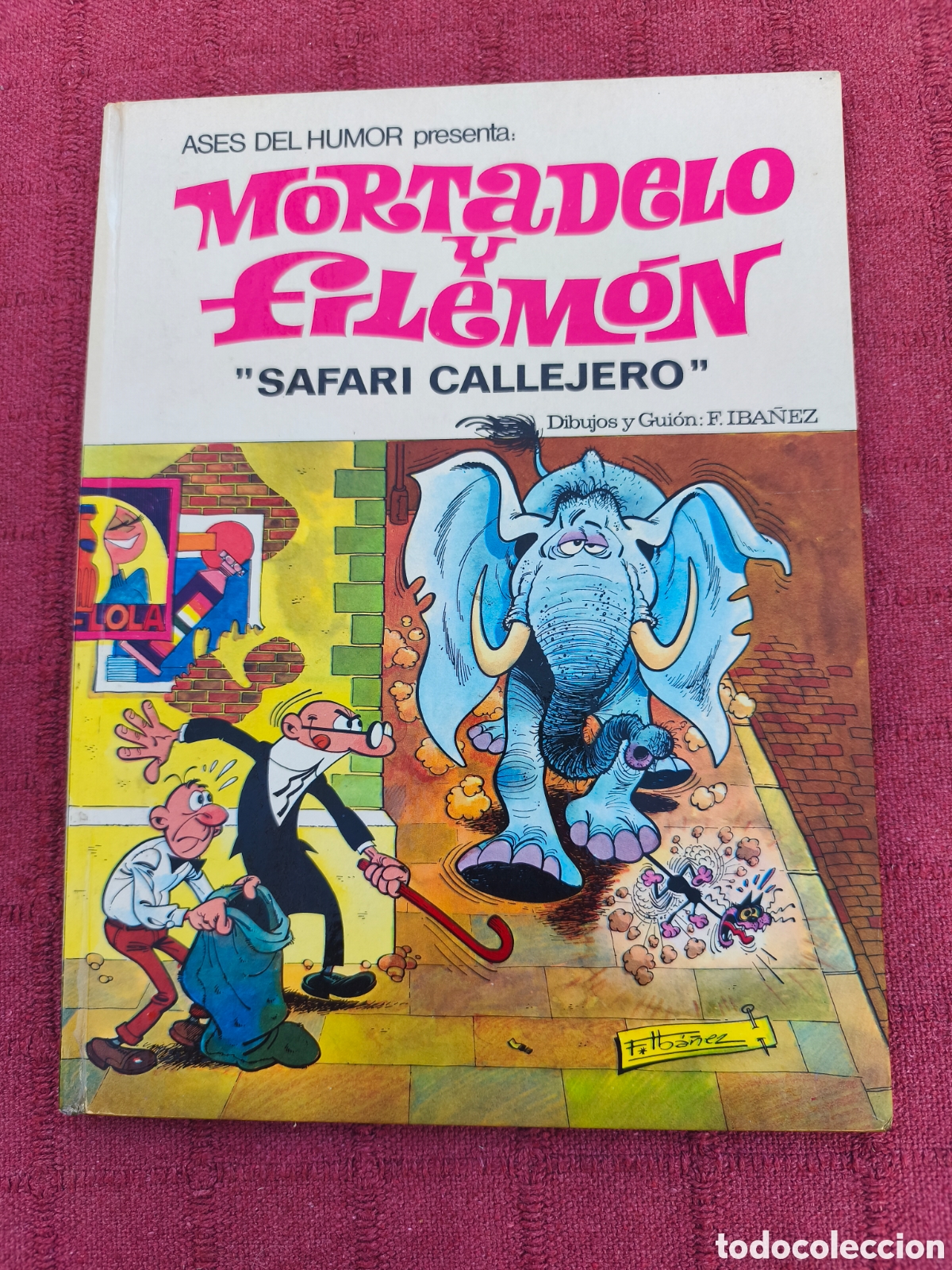 Tebeos: ASES DEL HUMOR MORTADELO Y FILEM&Oacute;N N&deg;3 SAFARI CALLEJERO EDITORIAL BRUGUERA 1970 F.IBA&Ntilde;EZ