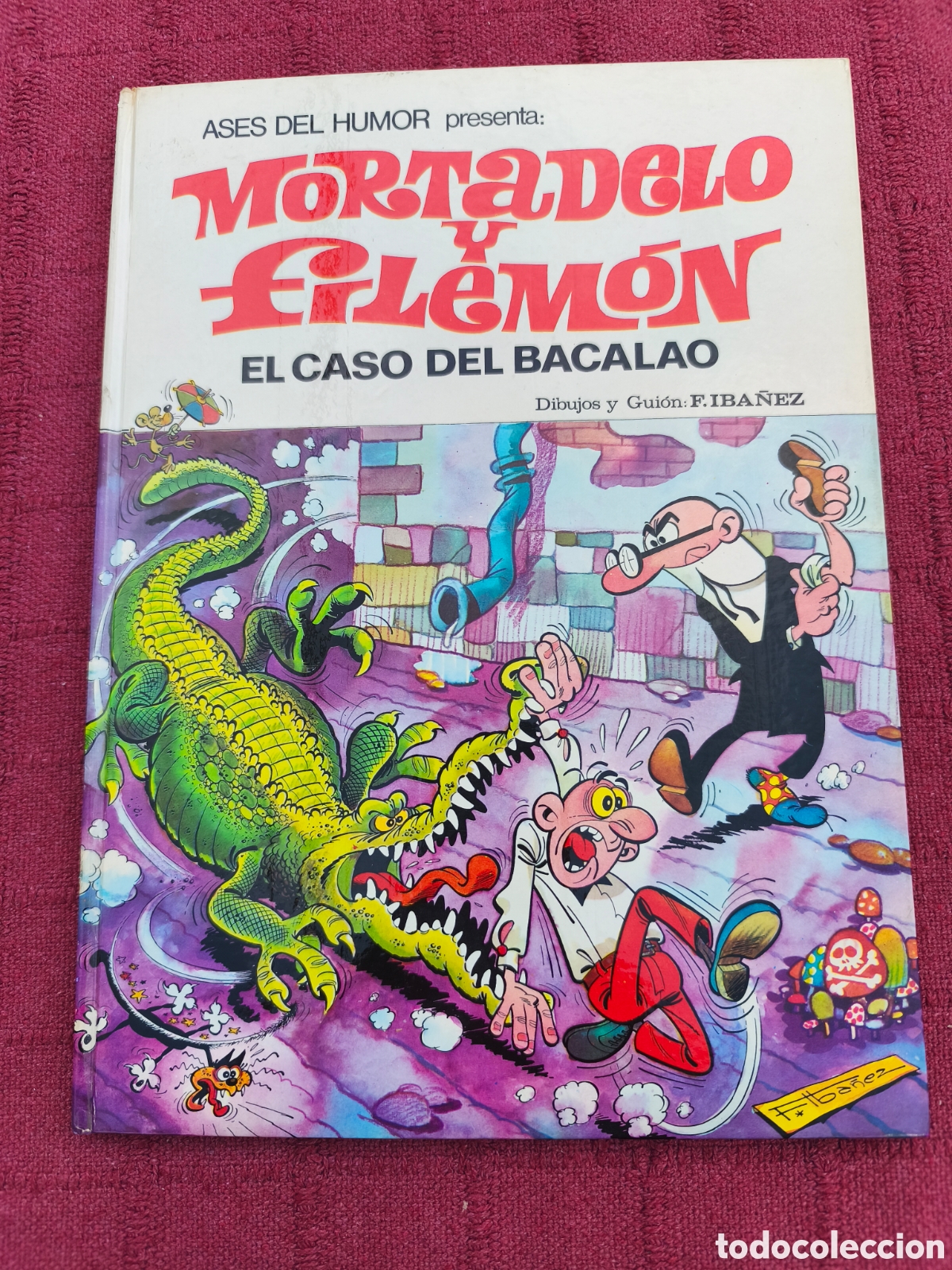Tebeos: ASES DEL HUMOR MORTADELO Y FILEM&Oacute;N N&deg;5 EL CASO DEL BACALAO EDITORIAL BRUGUERA 1971 F.IBA&Ntilde;EZ