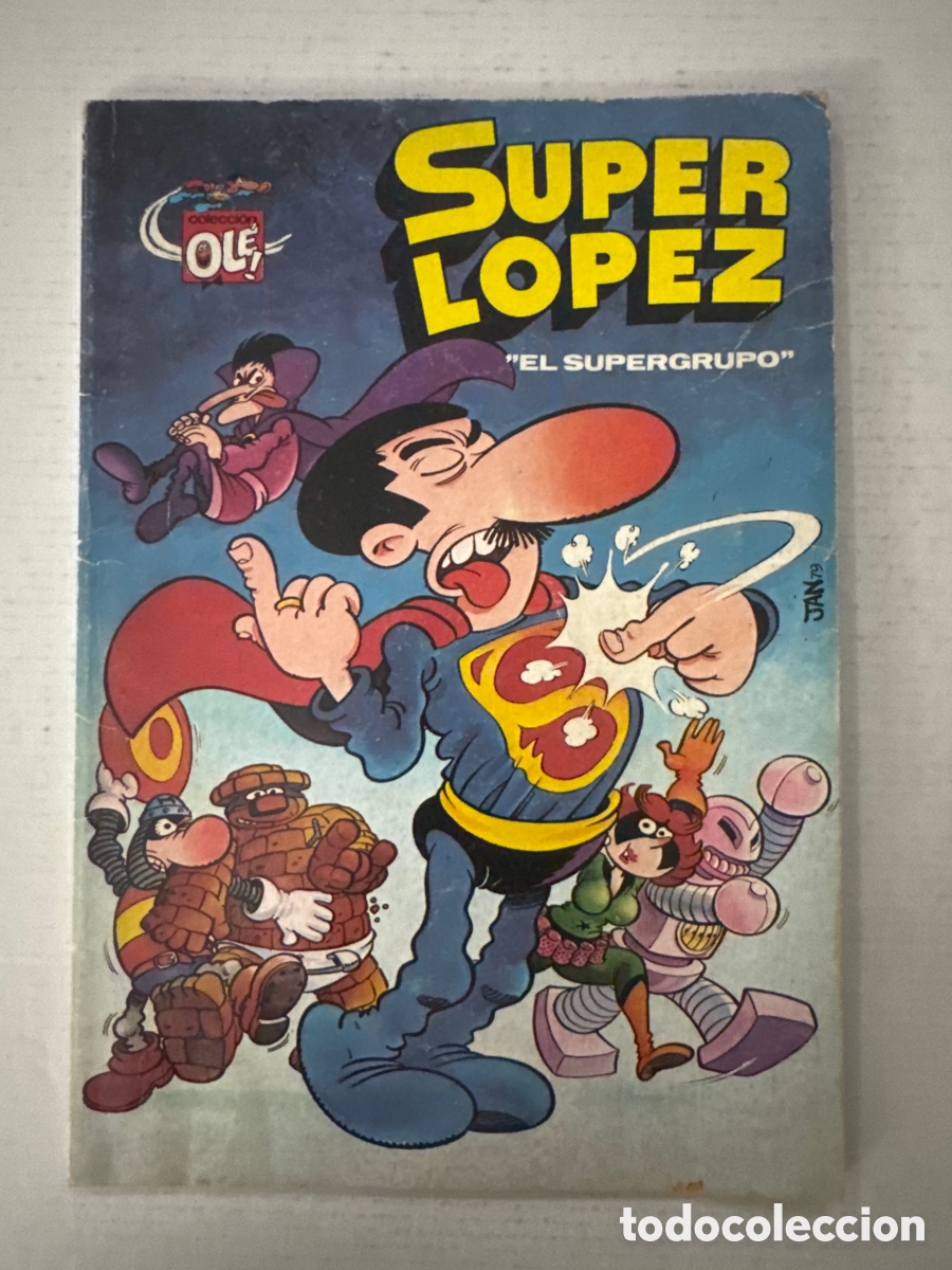 Tebeos: S&Uacute;PER L&Oacute;PEZ #2 OL&Eacute; -BRUGUERA &ldquo;El Supergrupo&rdquo;
