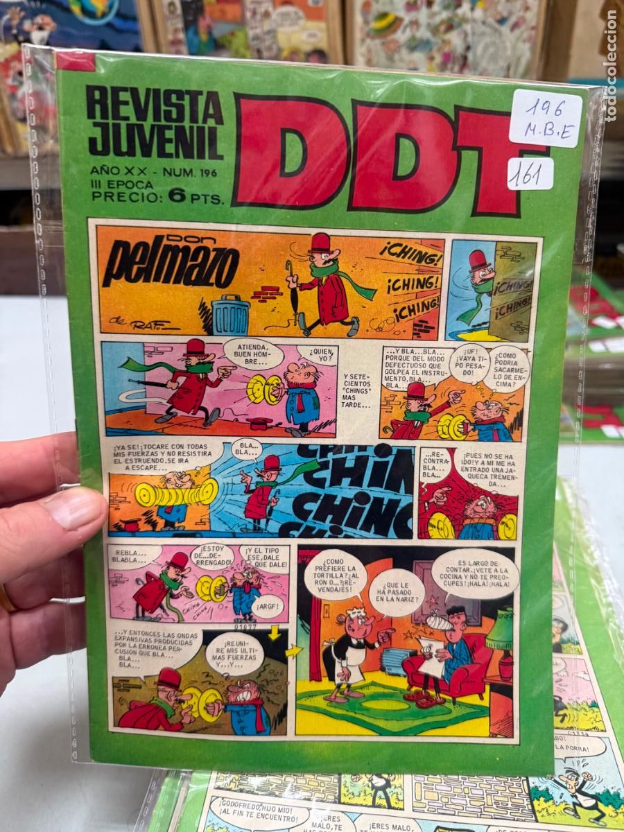 Tebeos: ddt editorial bruguera numero 196