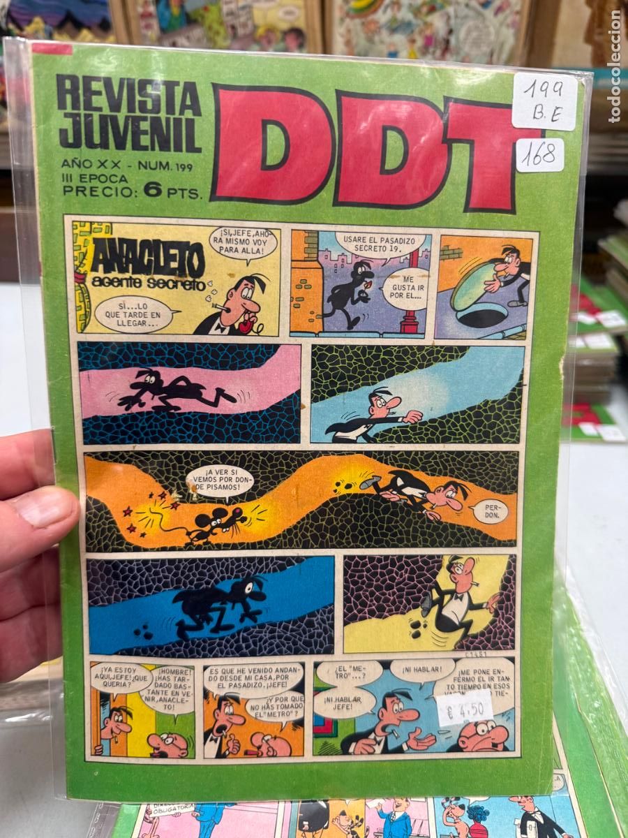 Tebeos: ddt editorial bruguera numero 199