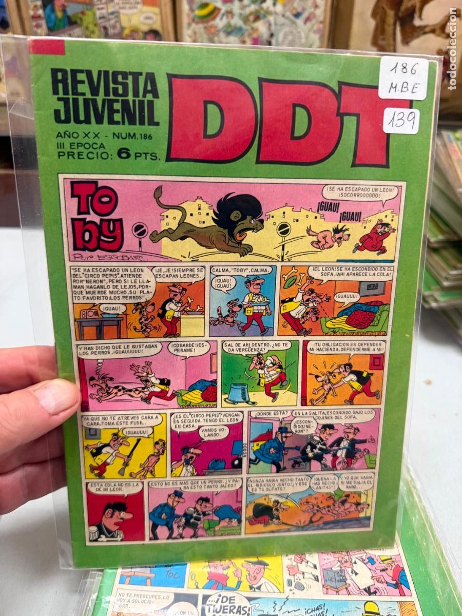 Tebeos: ddt editorial bruguera numero 186