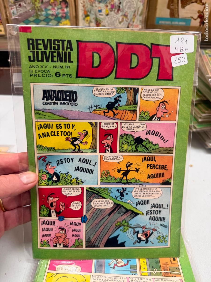 Tebeos: ddt editorial bruguera numero 191