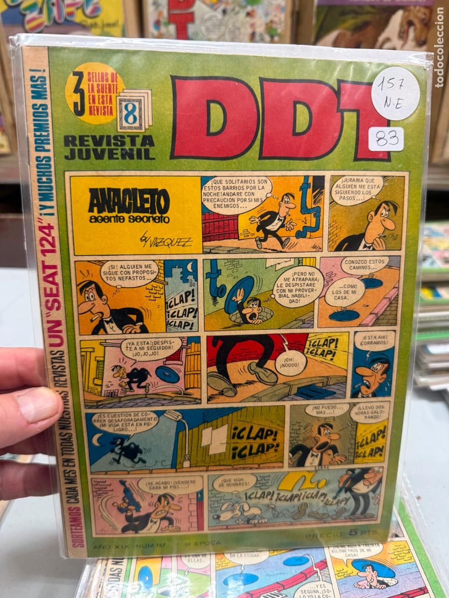 Tebeos: ddt editorial bruguera numero 157