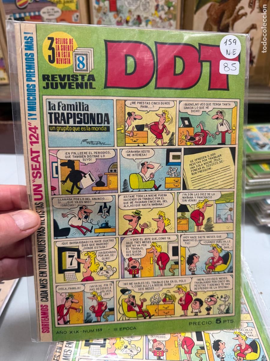 Tebeos: ddt editorial bruguera numero 159
