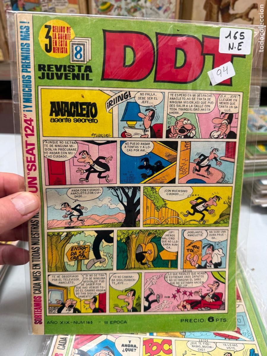 Tebeos: ddt editorial bruguera numero 165