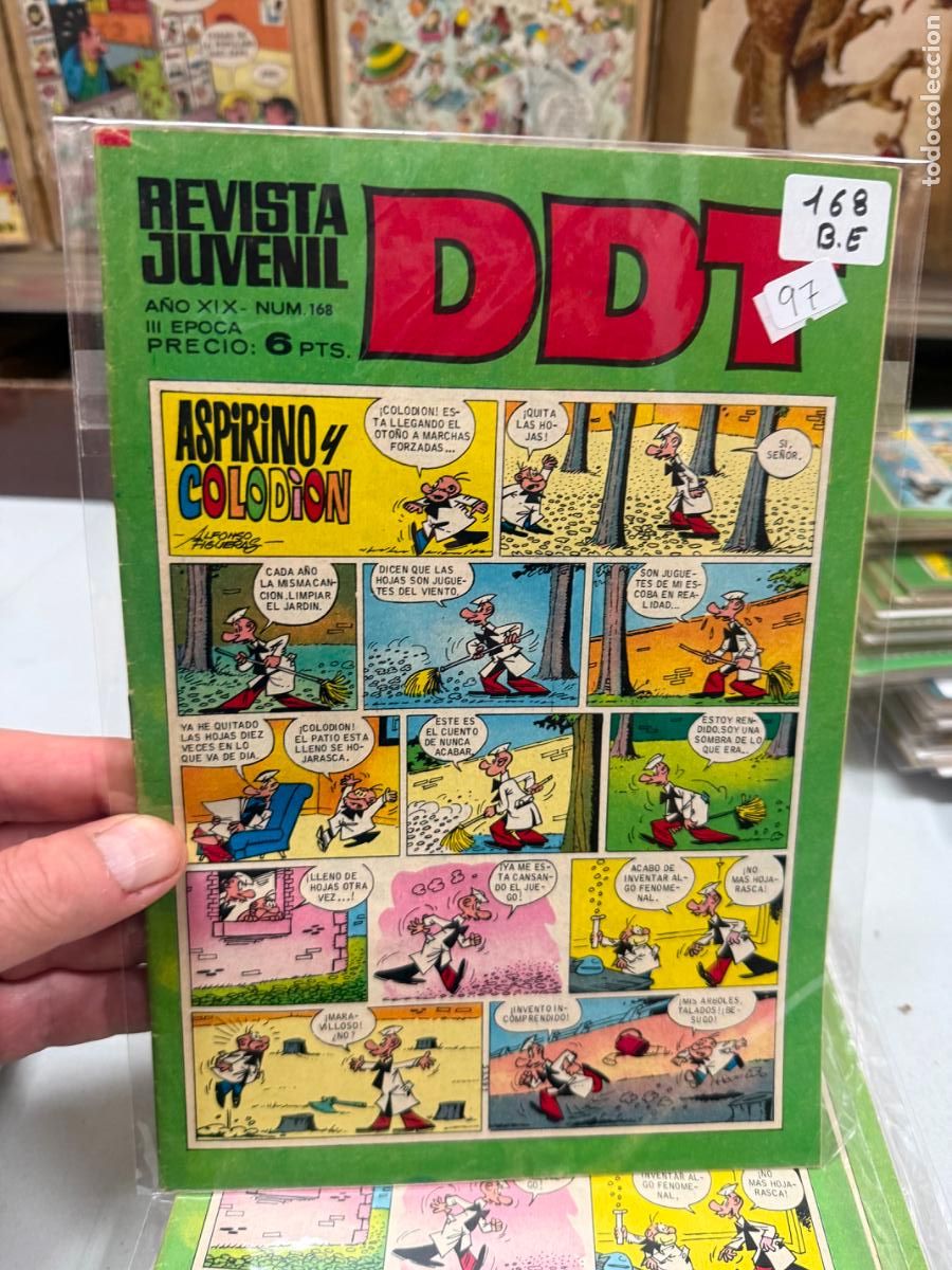 Tebeos: ddt editorial bruguera numero 168