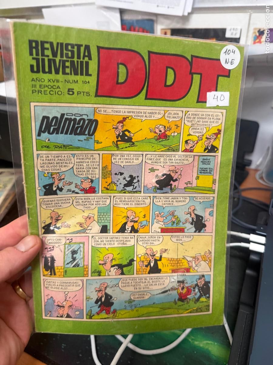 Tebeos: ddt editorial bruguera numero 104