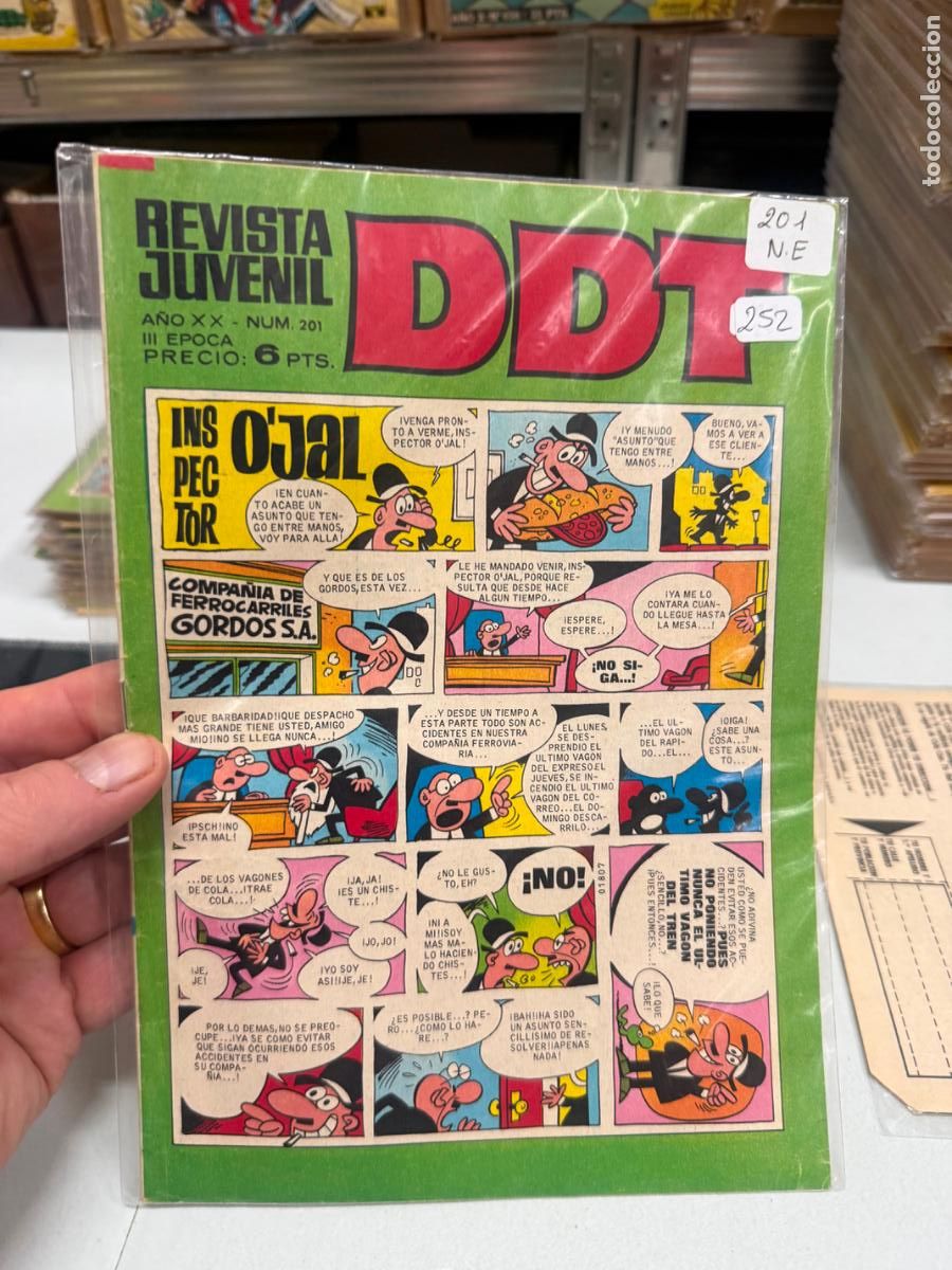 Tebeos: ddt editorial bruguera numero 201