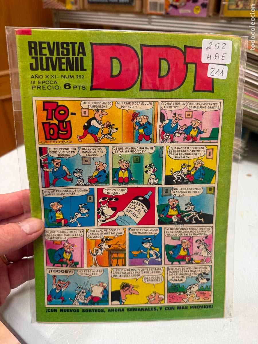 Tebeos: ddt editorial bruguera numero 252