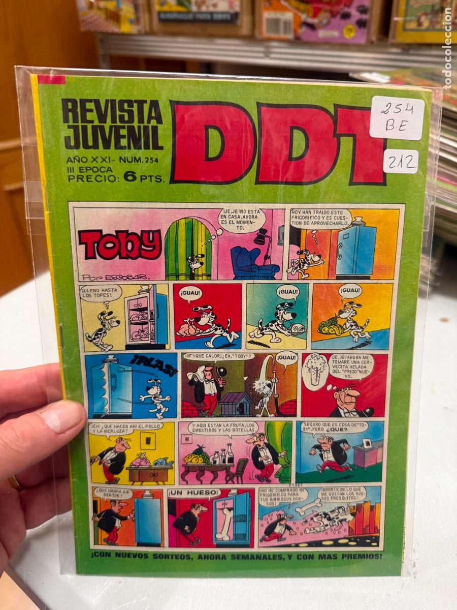 Tebeos: ddt editorial bruguera numero 254