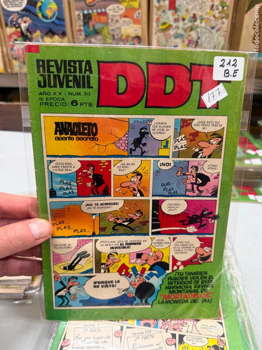 Tebeos: ddt editorial bruguera numero 212