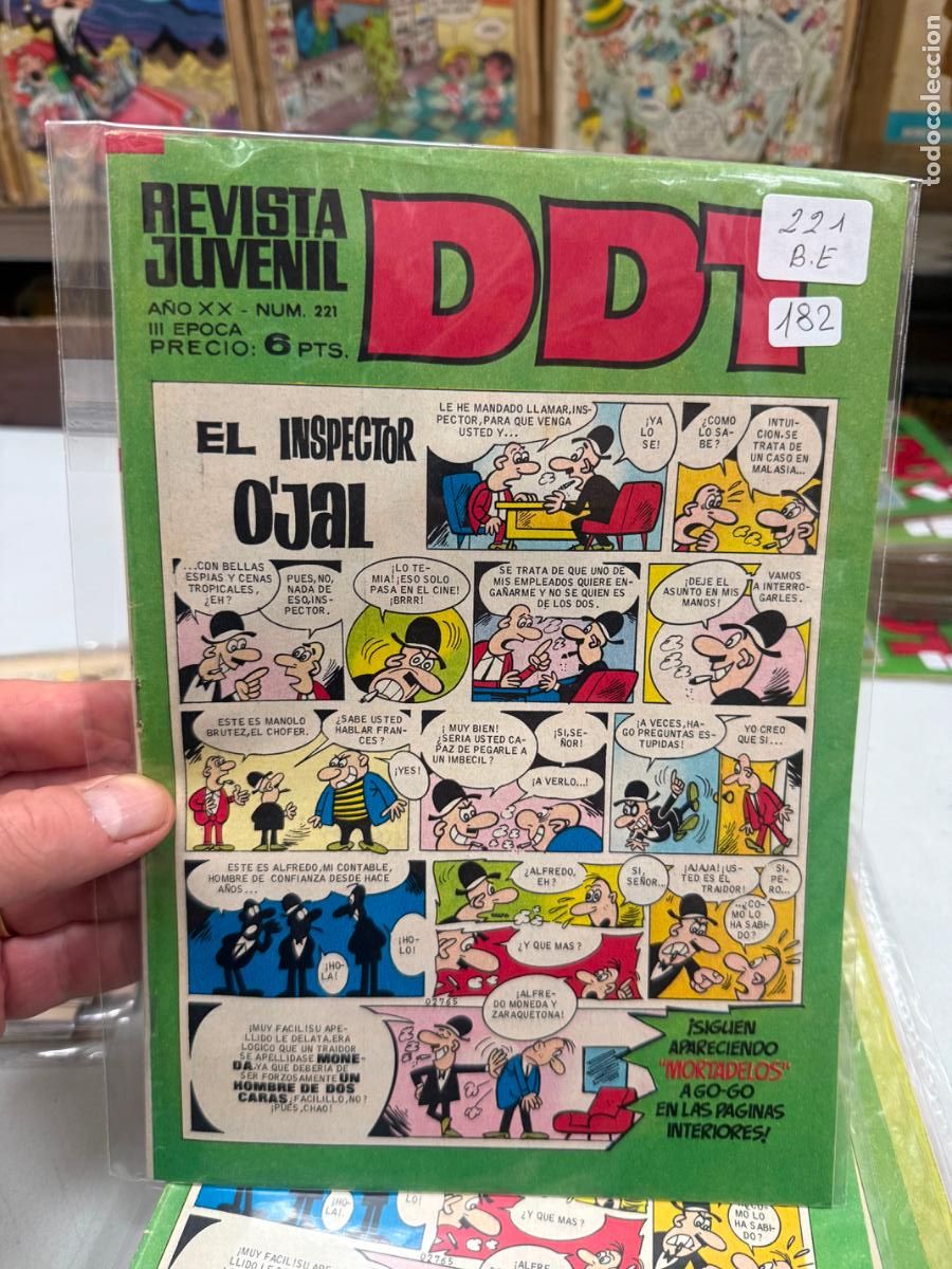 Tebeos: ddt editorial bruguera numero 221