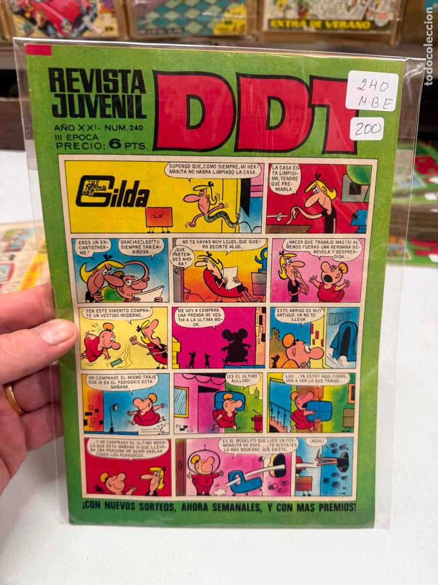 Tebeos: ddt editorial bruguera numero 240