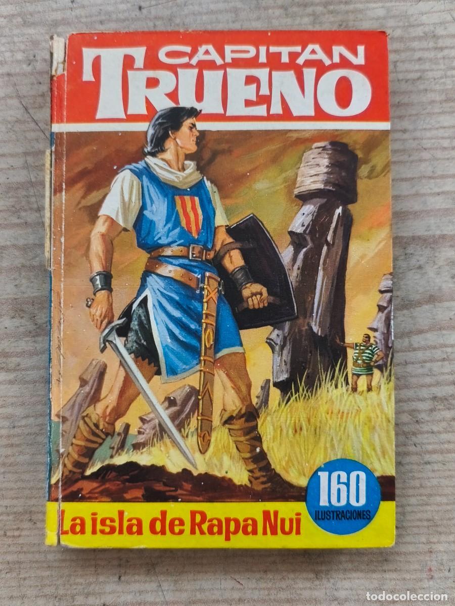 Tebeos: Colecci&oacute;n H&eacute;roes - El Capit&aacute;n Trueno - La isla de Rapa Nui - 1&ordf; Edicion 1964 - Bruguera