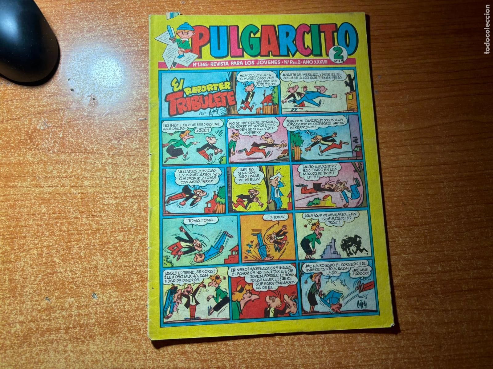 Tebeos: PULGARCITO N&ordm; 1365 EDITORIAL BRUGUERA INSPECTOR DAN