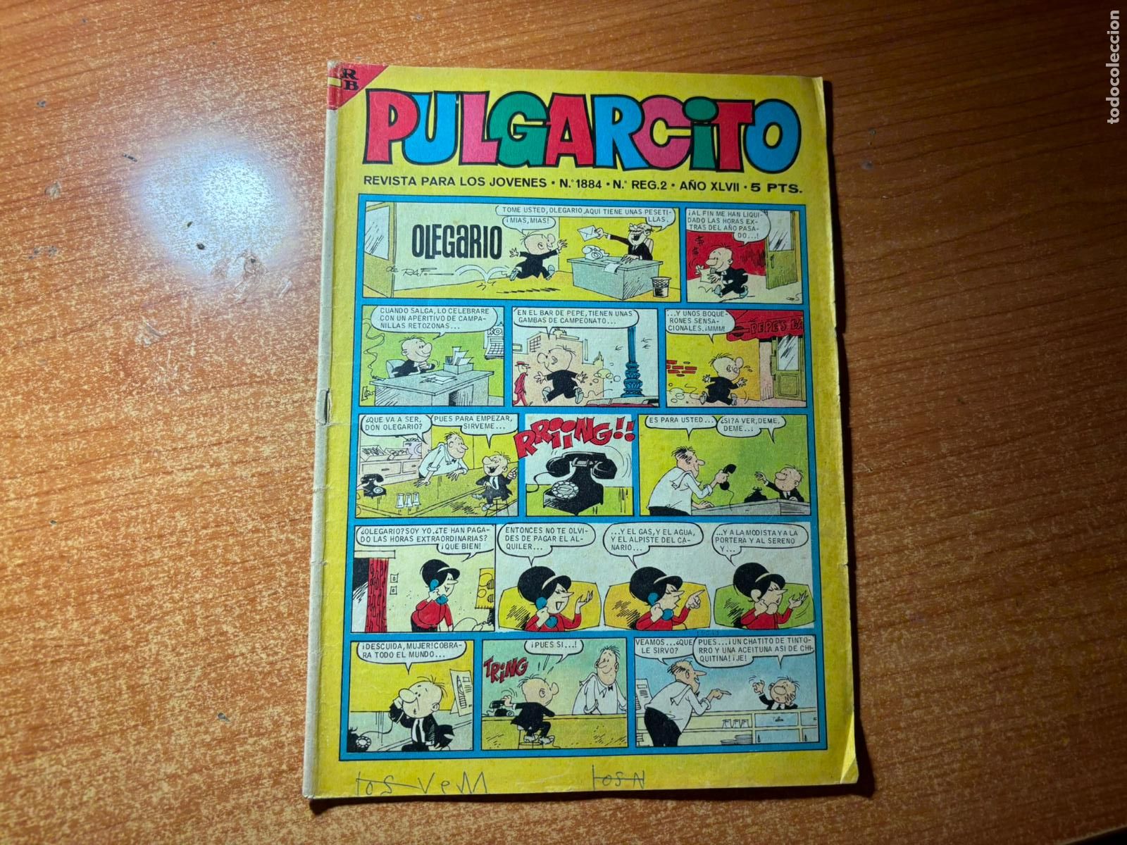 Tebeos: PULGARCITO N&ordm; 1884 CON SHERIFF KING EDITORIAL BRUGUERA