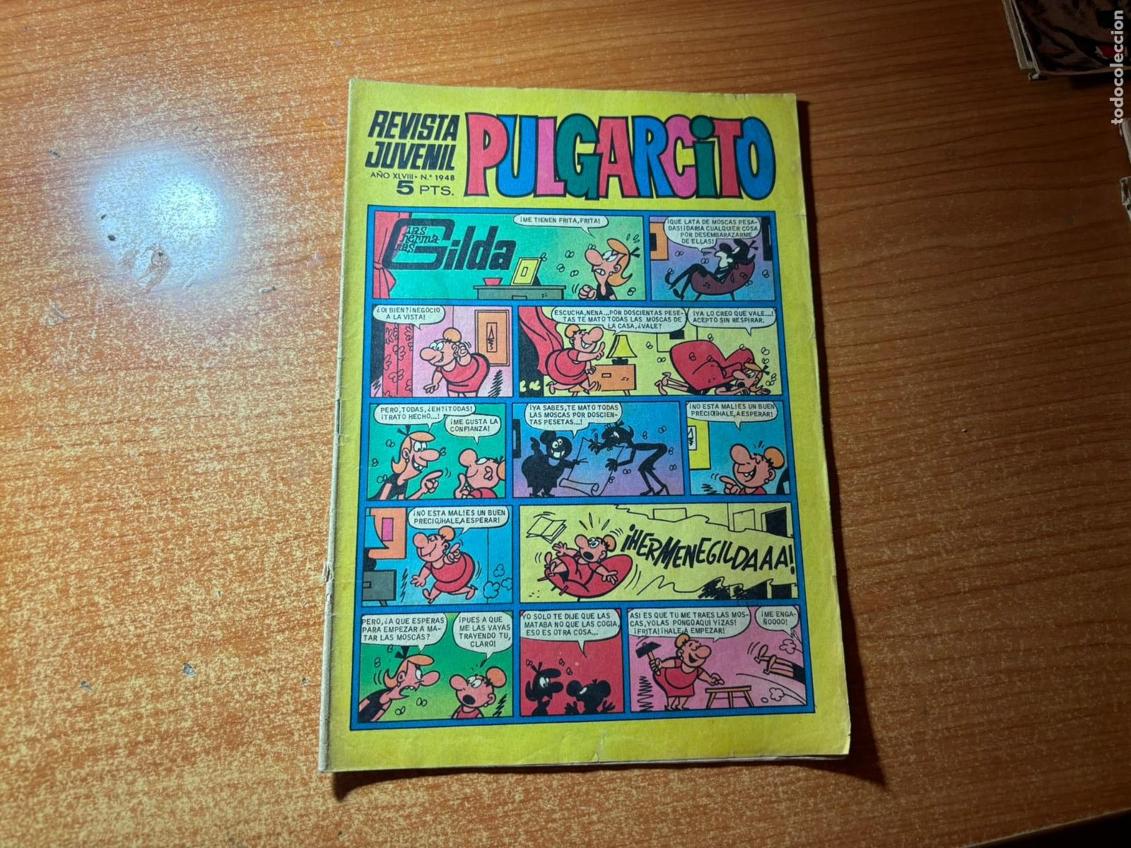 Tebeos: PULGARCITO N&ordm; 1948 CON SHERIFF KING EDITORIAL BRUGUERA