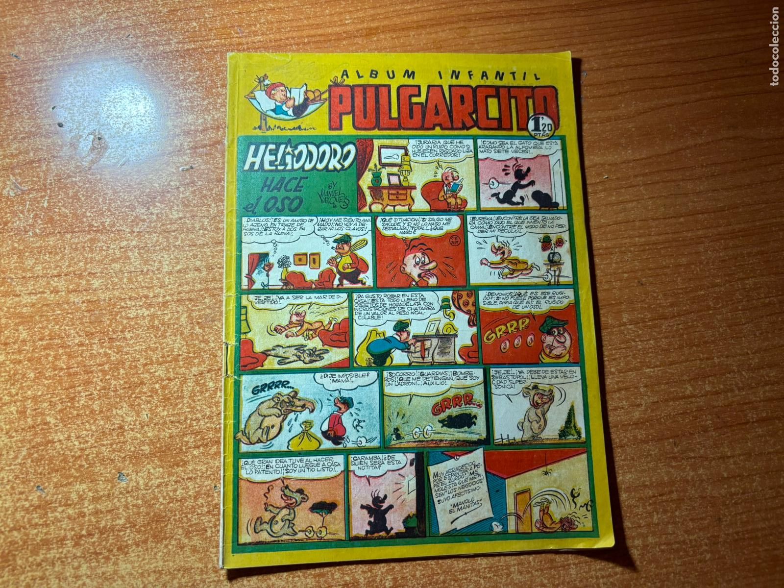 Tebeos: PULGARCITO N&ordm; 182 EDITORIAL BRUGUERA