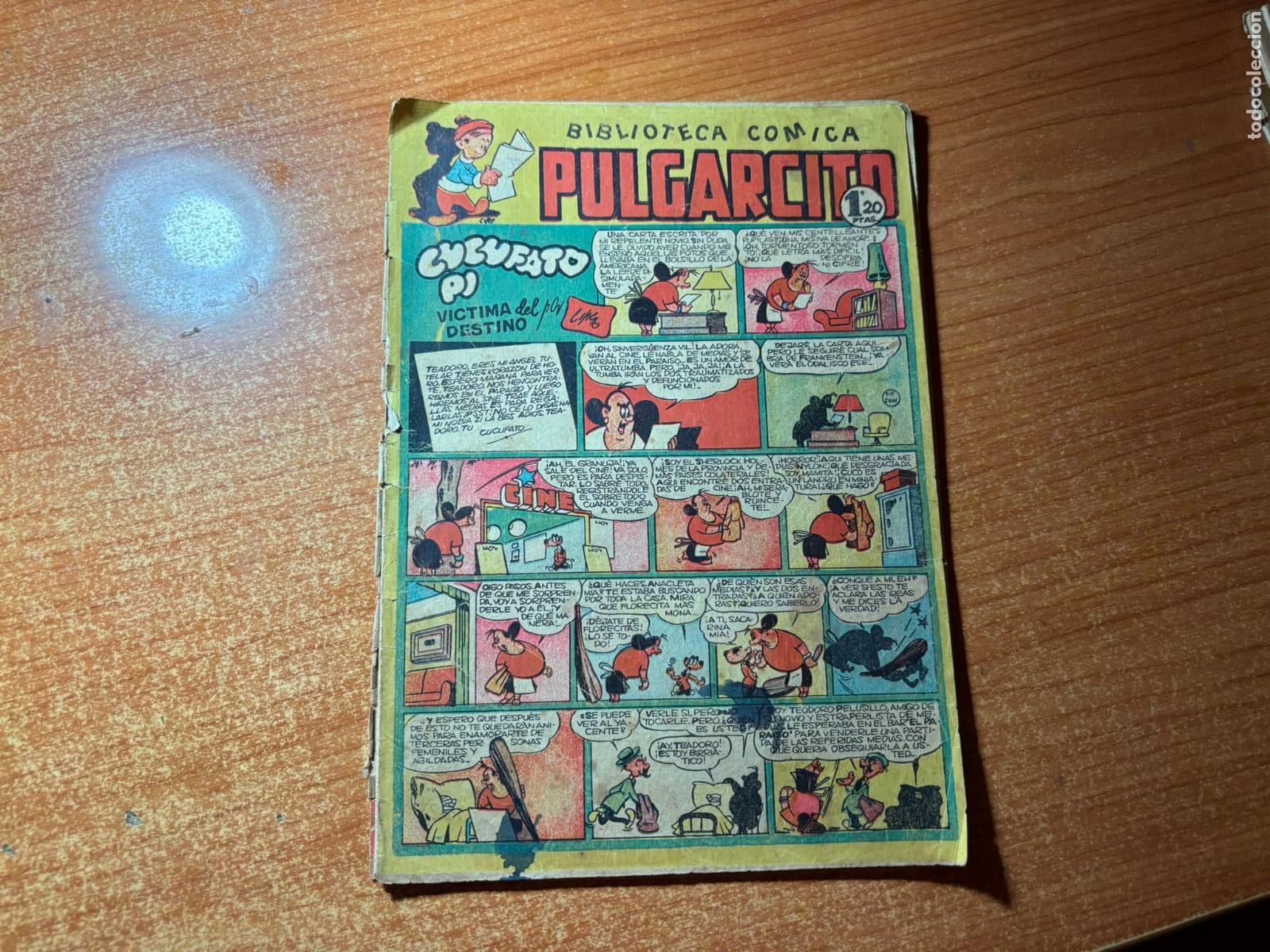Tebeos: PULGARCITO N&ordm; 154 EDITORIAL BRUGUERA