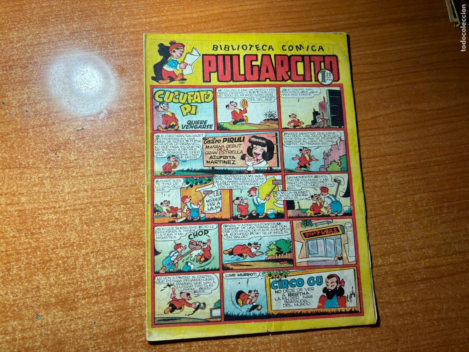 Tebeos: PULGARCITO N&ordm; 107 EDITORIAL BRUGUERA