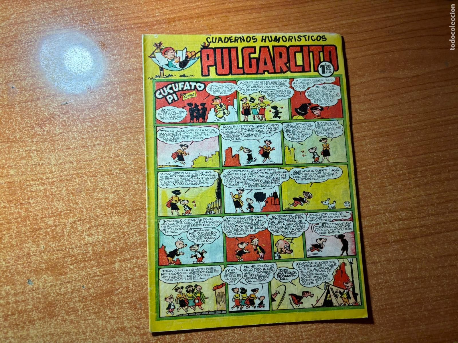 Tebeos: PULGARCITO N&ordm; 201 EDITORIAL BRUGUERA