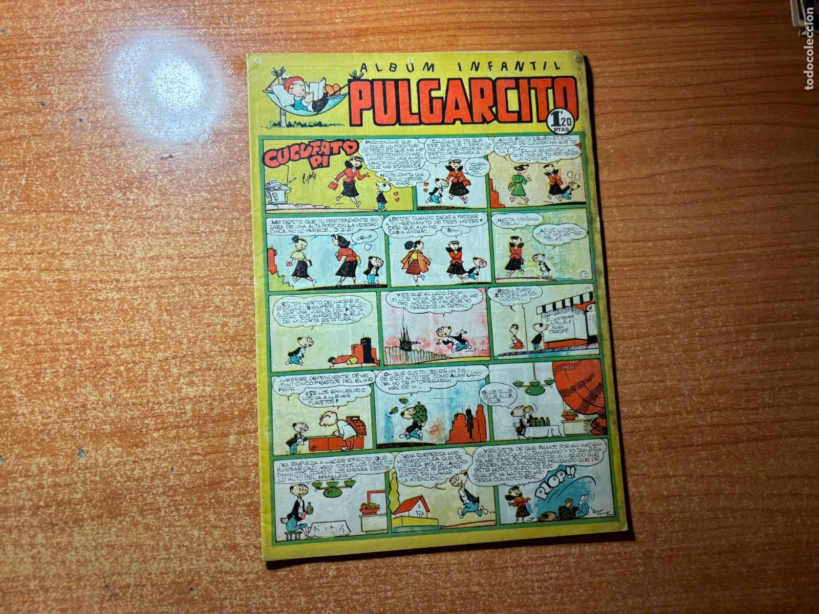 Tebeos: PULGARCITO N&ordm; 205 EDITORIAL BRUGUERA
