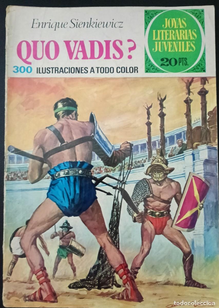 Tebeos: JOYAS LITERARIAS JUVENILES-BRUGUERA- N&ordm; 14 -QUO VADIS?-3&ordf; ED. 1974-CORRECTA-ESCASA-VEA-LEA-1696