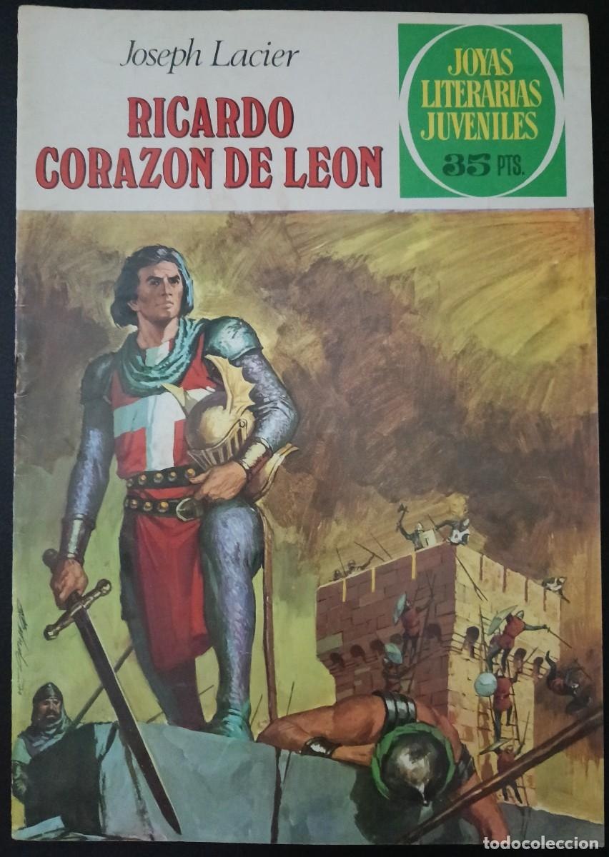 Tebeos: JOYAS LITERARIAS JUVENILES-BRUGUERA- N&ordm; 19 -RICARDO CORAZ&Oacute;N DE LE&Oacute;N-3&ordf; E. 1974-BUENO-ESCASO-VEA-1697