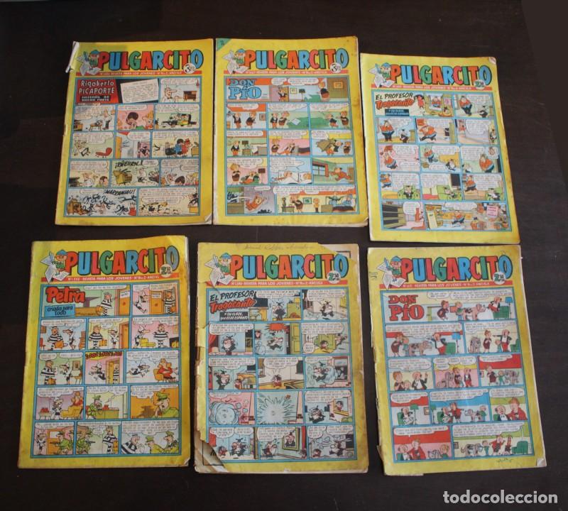 Tebeos: LOTE 6 COMICS PULGARCITO 1605 1634 1667 1552 1590 1615 BRUGUERA
