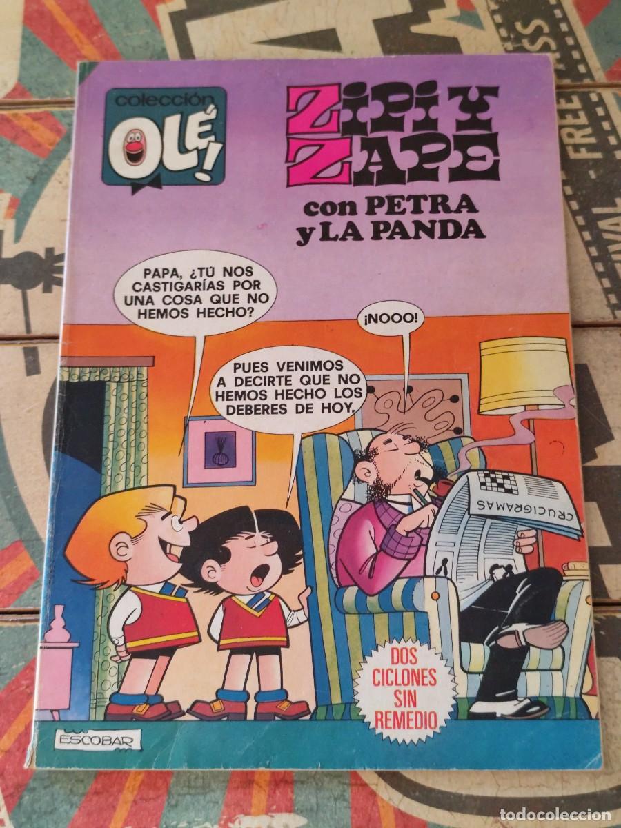 Tebeos: Colecci&oacute;n Ol&eacute; Zipi y Zape con Petra y la panda Dos ciclones sin remedio Edi. Bruguera