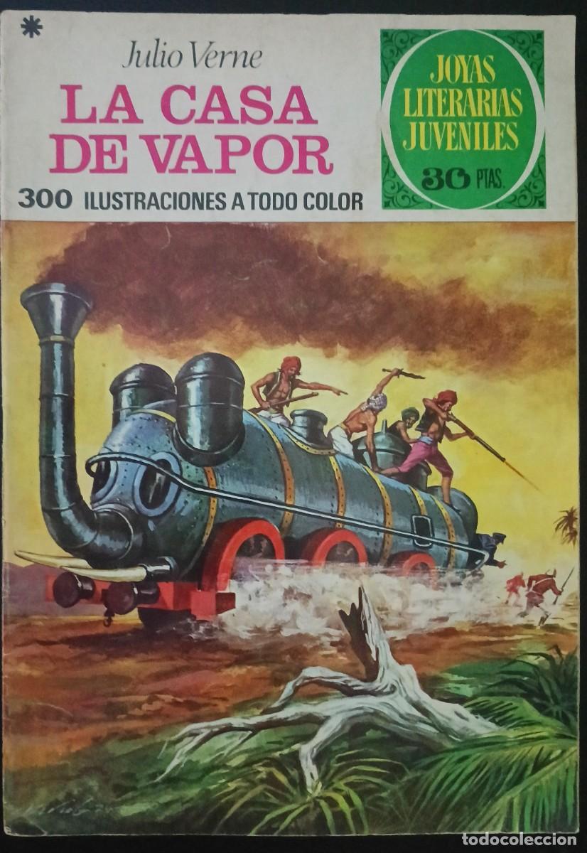 Tebeos: JOYAS LITERARIAS JUVENILES-BRUGUERA- N&ordm; 134 -LA CASA DE VAPOR-2&ordf; ED.1978-A.CER&Oacute;N-BUENO-LEA-VEA-1704