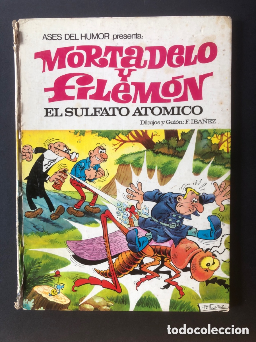 Tebeos: SULFATO ATOMICO - MORTADELO Y FILEM&Oacute;N - ASES DEL HUMOR N&ordm; 1 - PRIMERA EDICI&Oacute;N 1969 -
