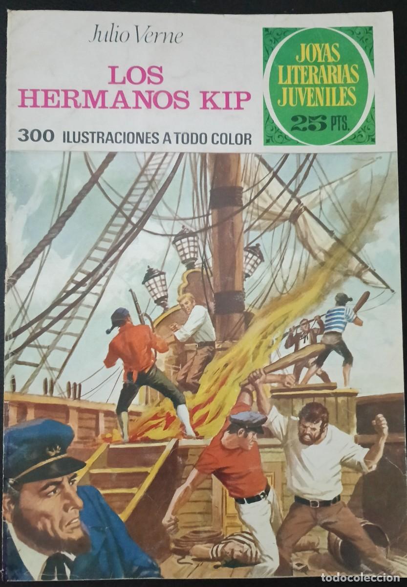 Tebeos: JOYAS LITERARIAS JUVENILES-BRUGUERA- N&ordm; 158 -LOS HERMANOS KIP-1&ordf; ED.1976-CORRECTO-RARO-LEA-VEA-1705