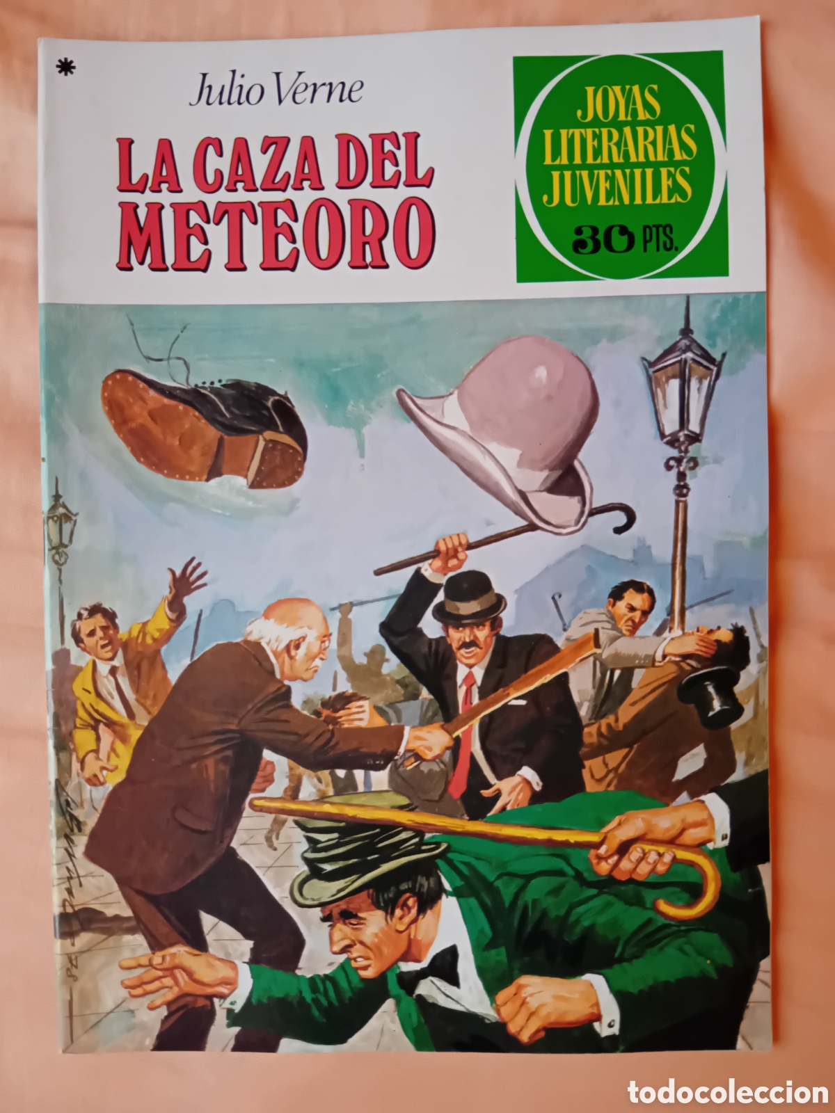 Tebeos: LA CAZA DEL METEORO, Julio Verne. Joyas literarias juveniles. N&uacute;mero 193