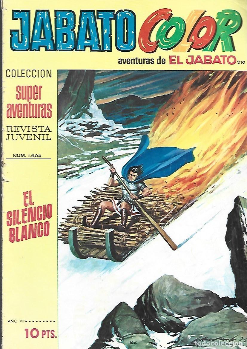 Tebeos: Jabato color, 212: el silencio blanco, 1974, Bruguera, buen estado