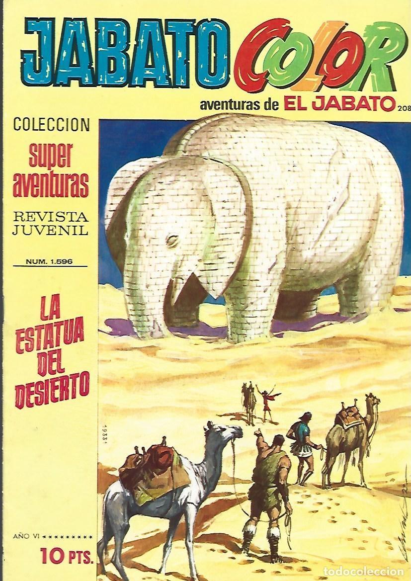 Tebeos: Jabato color, 208: la estatua del desierto, 1973, Bruguera, muy buen estado