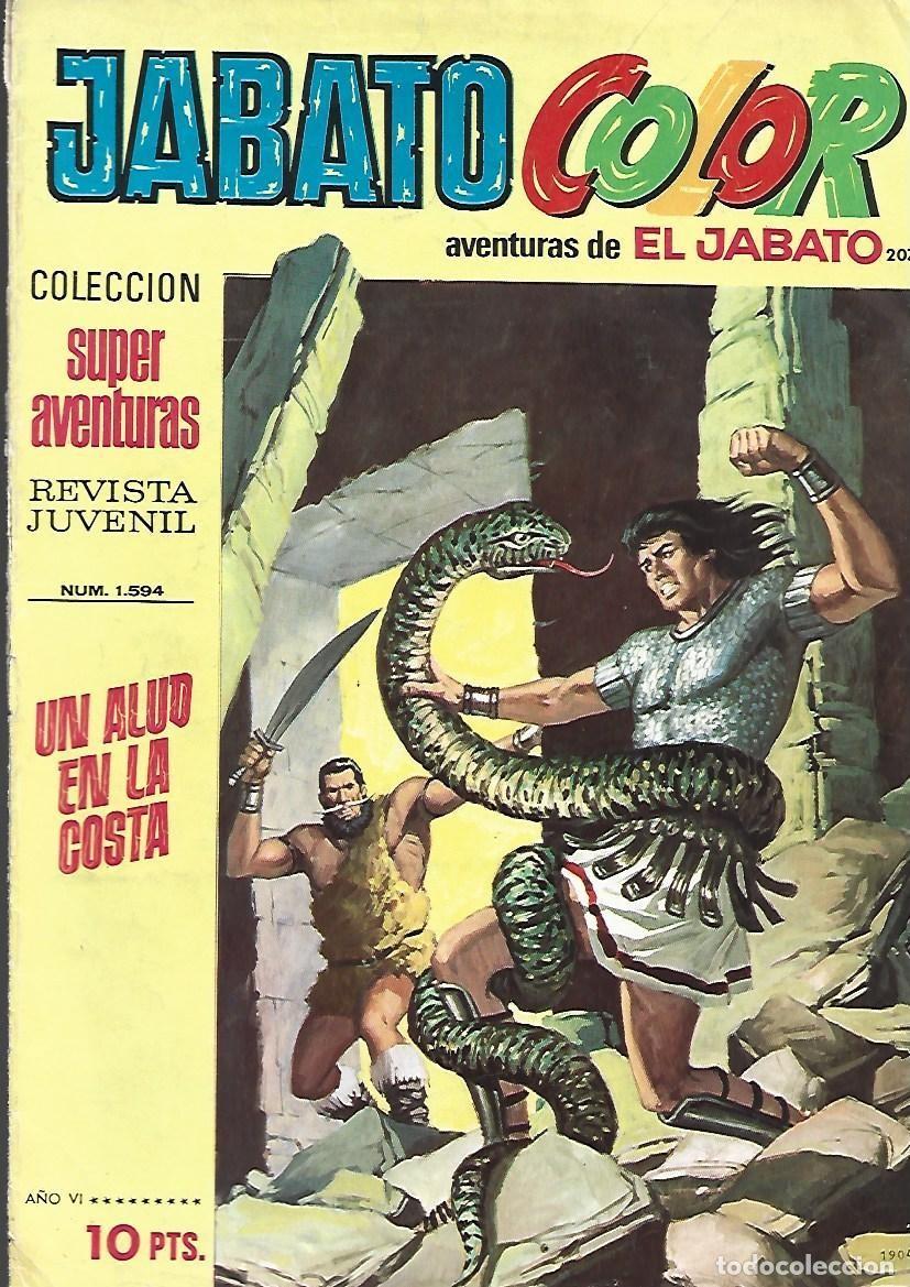 Tebeos: Jabato color, 207: un alud en la costa, 1973, Bruguera, muy buen estado