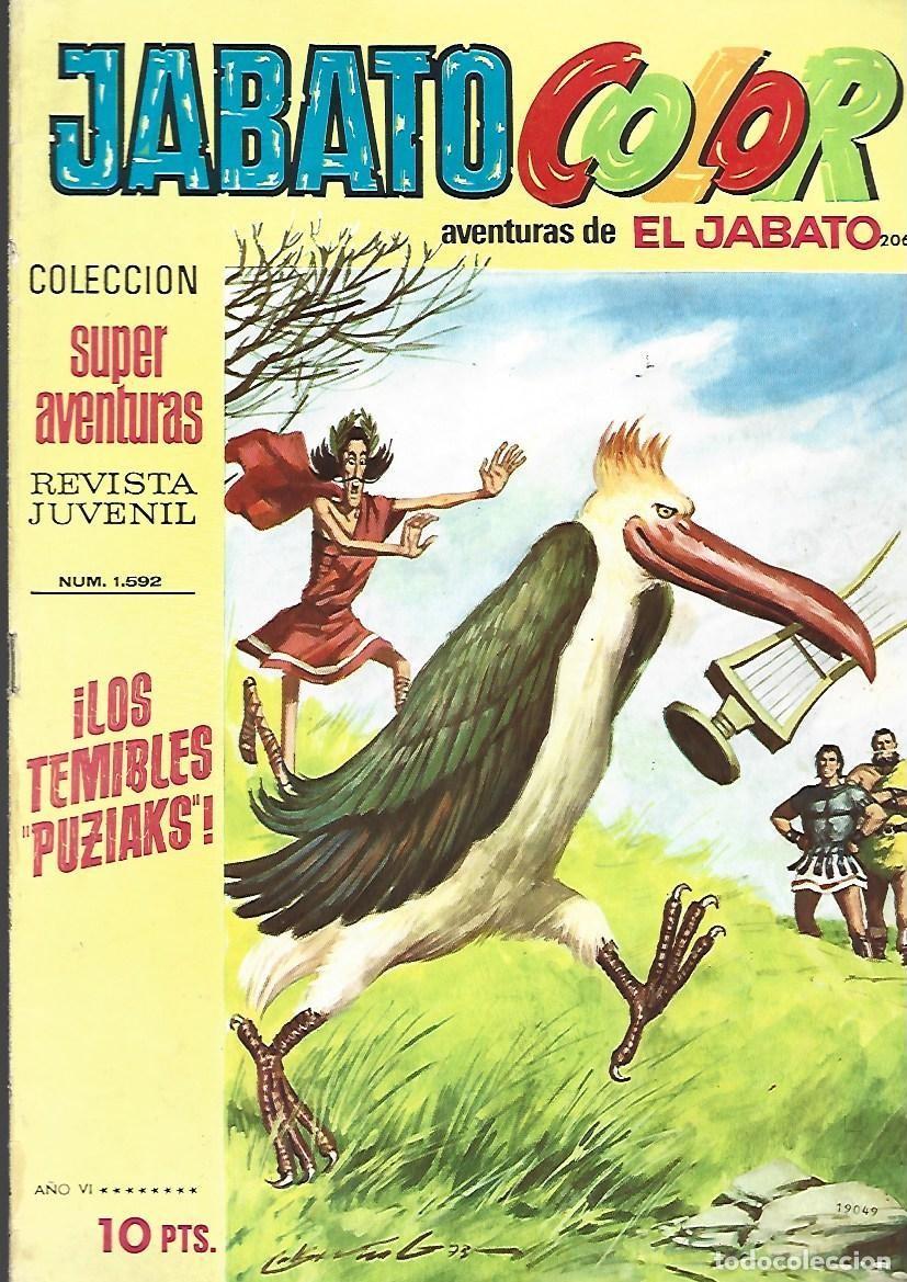 Tebeos: Jabato color, 206: los temibles Puziaks, 1973, Bruguera, muy buen estado