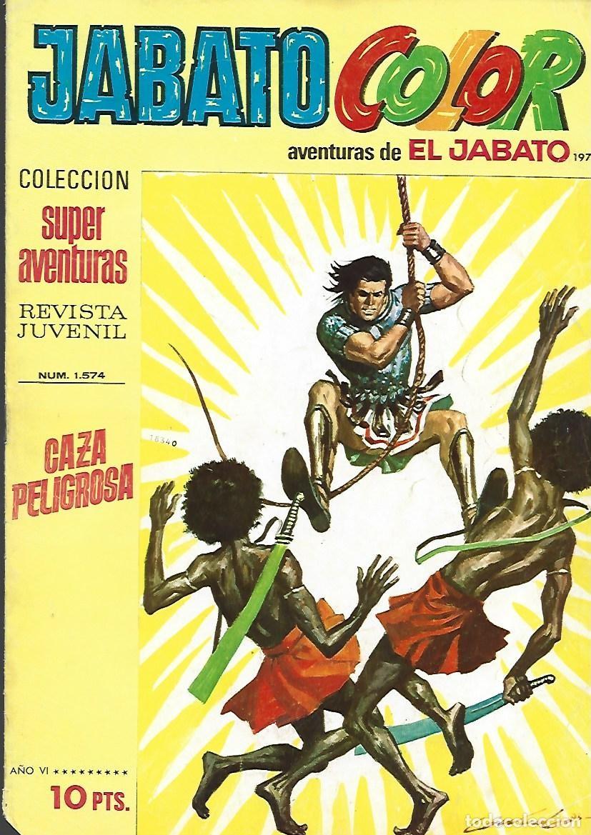 Tebeos: Jabato color, 197: caza peligrosa, 1973, Bruguera, buen estado